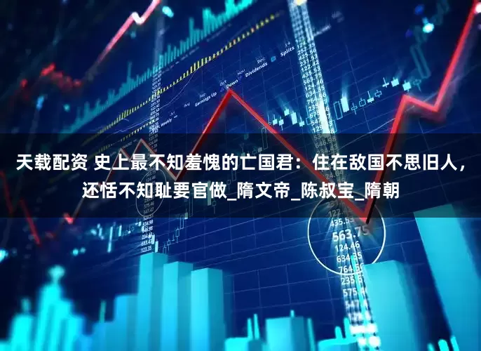 天载配资 史上最不知羞愧的亡国君：住在敌国不思旧人，还恬不知耻要官做_隋文帝_陈叔宝_隋朝